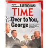 Image 1 : Ronald Reagan George Bush Gorbachev Autographed Magazine