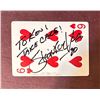 Image 1 : Stevie Ray Vaughan Autographed Playing Card