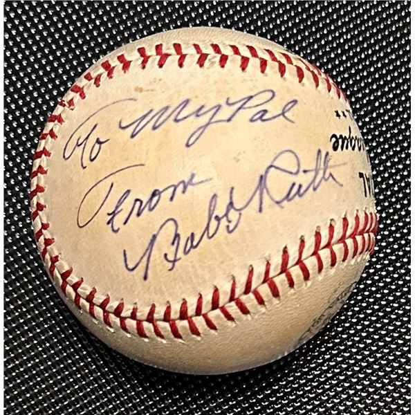 Babe Ruth Autographed Baseball