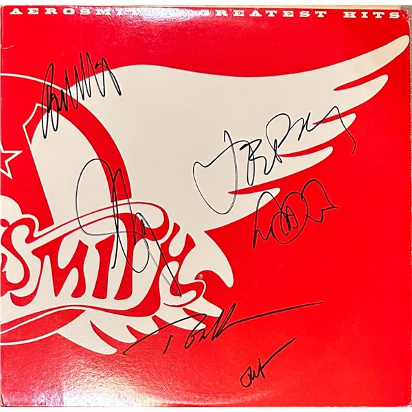 Aerosmith Autographed Album
