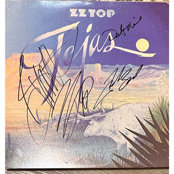 ZZ Top Autographed Album
