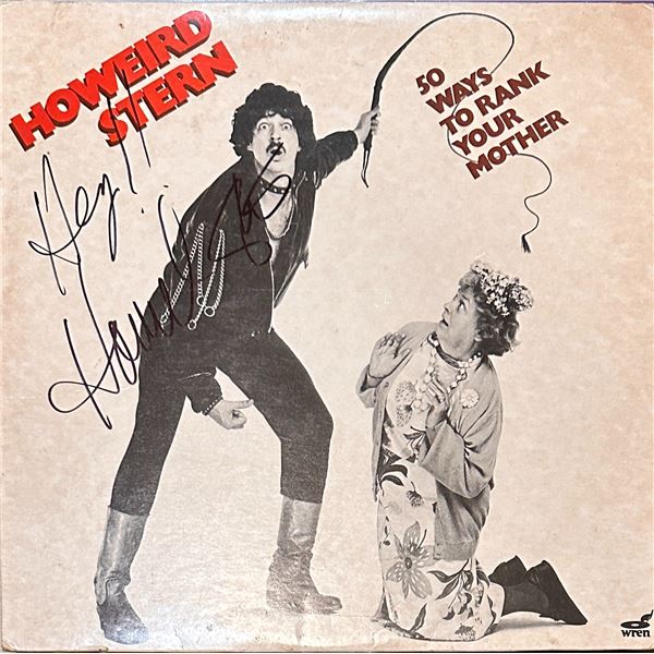 Howard Stern Autographed Album