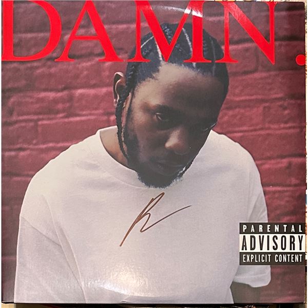 Kendrick Lamar Autographed ALBUM