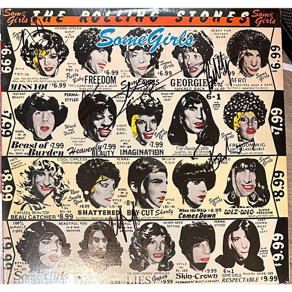 The Rolling Stones Autographed ALBUM All 5
