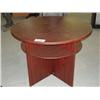 Image 1 : Mahogany Round Conference Table