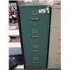 Image 1 : Green 4-drawer Filing Cabinet