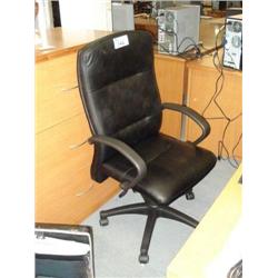 Black Leather HiGBack Executive Chair