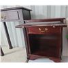 Image 8 : The Bombay Company 1 Drawer Side Table 30"T 12"W 24"L + 1 Drawer Side Table 24"T