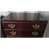 Image 3 : The Bombay Company Green Velvet Lined 3 Drawer Storage Brass Handles