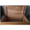 Image 4 : Handmade Wooden Chest Western Themed Lid 20"T 17"W 36"L