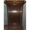 Image 4 : Wooden China Cabinet With Removable Glass Shelving 79"T 13"W 34"L