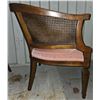 Image 3 : Pink Velvet Solid Wood Framed Side Chair With Floral Accent Chair