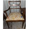 Image 2 : Gibbard 2 Tier Side Table + Wooden Framed Floral Upholstery Chair
