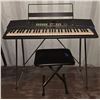 Image 1 : Yamaha PSR-38 "Bassystem" Keyboard + Stool