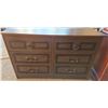 Image 2 : Wooden 6 Drawer Dresser (Mirror Not Attached)