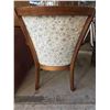 Image 4 : Wooden Arm Chair With Floral Pattern Upholstery