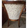 Image 4 : Wooden Arm Chair With Floral Pattern Upholstery