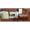 Image 1 : Sewing Bundle Including Kenmore Sewing Machine, Organizers & More