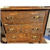 Image 5 : Antique Wooden Vanity (Needs Refinishing) 73"T 18"W 32"L