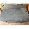 Image 3 : Antique Wooden Vanity Stained Black (Needs Refinishing) 70"T 19"W 32"L