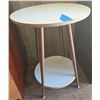 Image 4 : Ikea Furniture Bundle: Desk, Storage Cube Shelf & 2 Tier Round Side Table