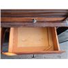 Image 5 : Roll-Top Wooden Office Desk (Needs Refinishing) 45"T 22"W 54"L