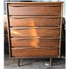 Image 1 : Vintage 5 Drawer Dresser (Needs Refinishing) 45"T 18"W 36"L