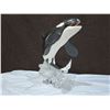 Image 3 : 1989 The Franklin Mint Orca on Wave (10"T)