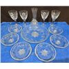 Image 1 : Crystal Bundle Including 4 Old Country Roses Royal Albert Stemware