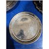 Image 8 : Silver Plated Chafing Dish, Tea Set + Trays