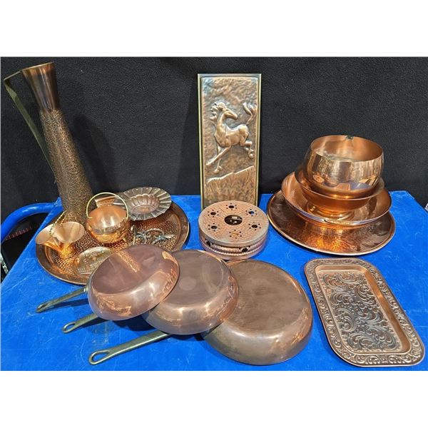 Copper Decor Bundle (Needs Polishing)