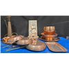 Image 2 : Copper Decor Bundle (Needs Polishing)