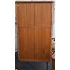 Image 2 : Wooden Corner Cabinet *Locked* (Keys are locked inside) 64"T 35"L 20"W