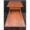Image 3 : Vilas Solid Wood 2-Tier Side Table W/1 Drawer 24"T 16"W 31"L