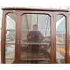 Image 3 : Antique 4 Tier China Cabinet (Door stuck) 60"T 14"W 41"L