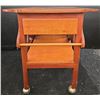 Image 3 : Solid Wood Large Wheeled Tea Cart/Trolley