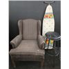 Image 2 : Vintage Sitting Chair, Slanted Angled Stool & Ironing Board