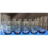 Image 3 : Crystal Drink-ware Includes WaterFord Crystal Smokey Grey