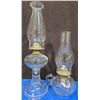Image 2 : Pair of Vintage Hurricane Oil Lamps (Both Eagle Brand)
