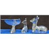 Image 3 : Waterford Crystal Deer + 2 Hoselton Sculptures Made In England