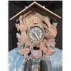 Image 3 : Wooden Estate "Coo Coo" Clock With Wooden Carved Wall Hanging Made in Germany