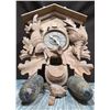 Image 4 : Wooden Estate "Coo Coo" Clock With Wooden Carved Wall Hanging Made in Germany