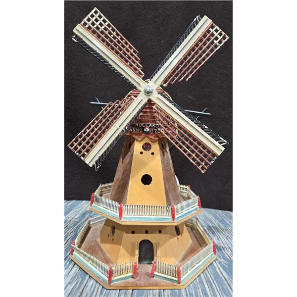 Holland Anno 1738 Lighthouse Lamp/Music "Box" 8"T