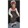 Image 2 : Old Lady Chef Holding Platter 3.5FT Tall (Tray Removable)