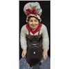 Image 4 : Old Lady Chef Holding Platter 3.5FT Tall (Tray Removable)