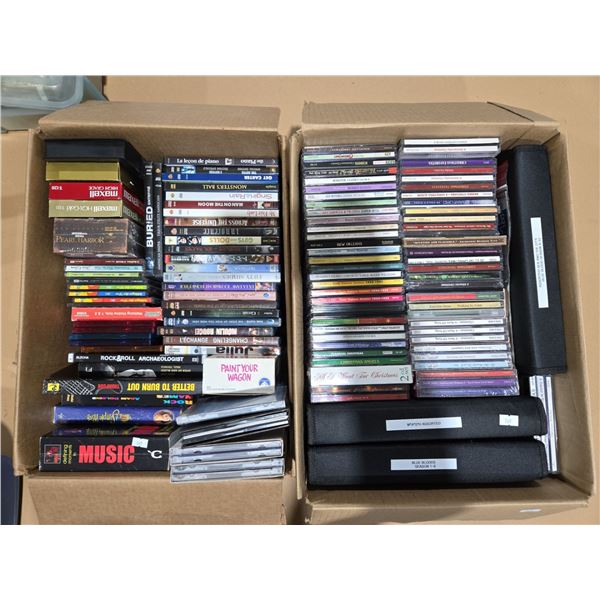 Entertainment Bundle: DVDS, VHS, CDS and More