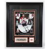 Image 1 : SIGNED FRAMED GUY LAFLEUR 8" X 10" PHOTO