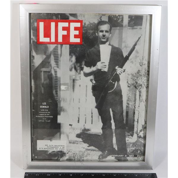 FRAMED LIFE MAGAZINE LEE OSWALD FEBRUARY 21