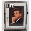 Image 1 : FRAMED LIFE MAGAZINE PRESIDENT JOHN F. KENNEDY
