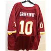 Image 1 : NFL JERSEY REDSKINS #10 GRIFFIN III SIZE 56